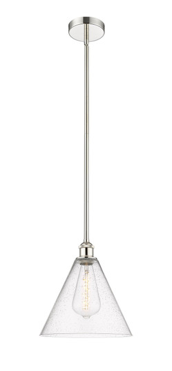 Edison One Light Mini Pendant in Polished Nickel (405|6161SPNGBC124)
