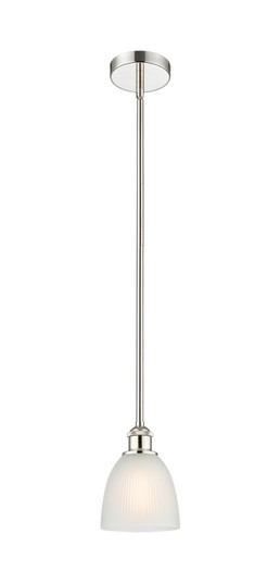 Edison One Light Mini Pendant in Polished Nickel (405|6161SPNG381)