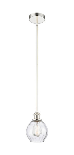 Edison One Light Mini Pendant in Polished Nickel (405|6161SPNG362)