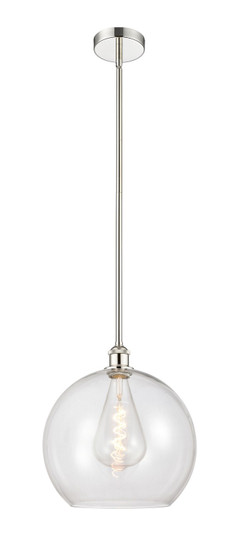 Edison One Light Pendant in Polished Nickel (405|6161SPNG12214)
