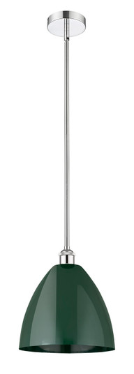 Edison One Light Mini Pendant in Polished Chrome (405|6161SPCMBD12GR)