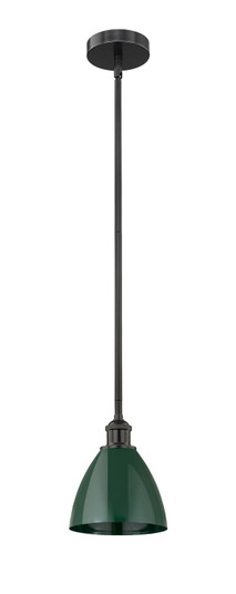 Edison One Light Mini Pendant in Matte Black (405|6161SBKMBD75GR)