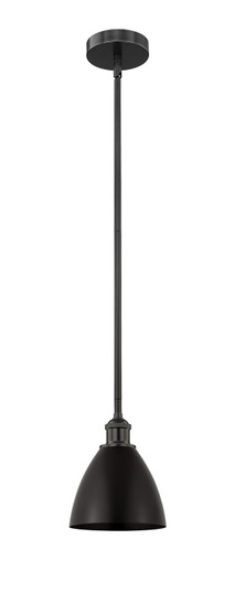 Edison One Light Mini Pendant in Matte Black (405|6161SBKMBD75BK)