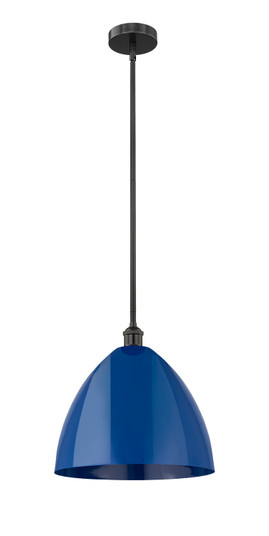 Edison One Light Mini Pendant in Matte Black (405|6161SBKMBD16BL)