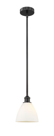 Edison One Light Mini Pendant in Matte Black (405|6161SBKGBD751)