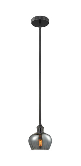 Edison One Light Mini Pendant in Matte Black (405|6161SBKG93)