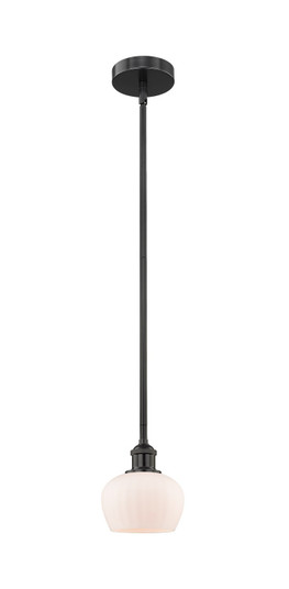 Edison One Light Mini Pendant in Matte Black (405|6161SBKG91)