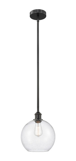 Edison One Light Mini Pendant in Matte Black (405|6161SBKG12410)