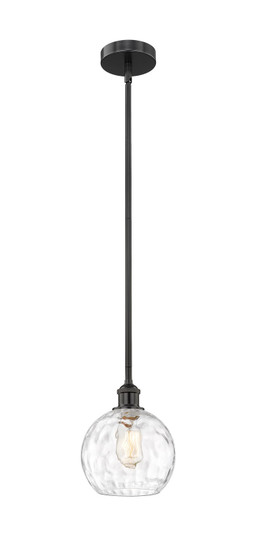 Edison One Light Mini Pendant in Matte Black (405|6161SBKG12158)