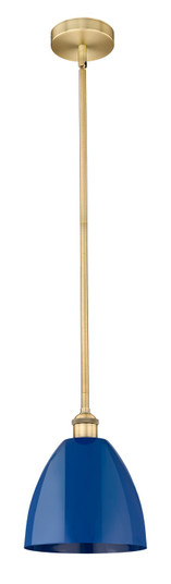 Edison One Light Mini Pendant in Brushed Brass (405|6161SBBMBD9BL)