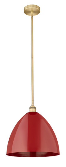 Edison One Light Mini Pendant in Brushed Brass (405|6161SBBMBD16RD)
