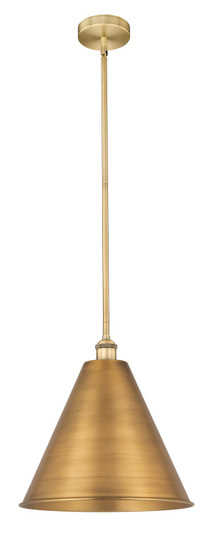 Edison One Light Mini Pendant in Brushed Brass (405|6161SBBMBC16BB)