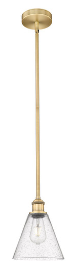 Edison One Light Mini Pendant in Brushed Brass (405|6161SBBGBC84)