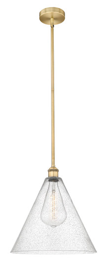 Edison One Light Pendant in Brushed Brass (405|6161SBBGBC164)