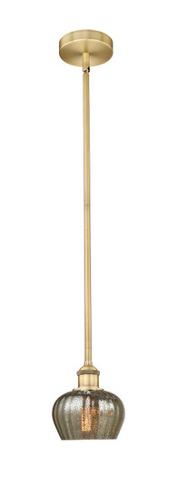 Edison One Light Mini Pendant in Brushed Brass (405|6161SBBG96)