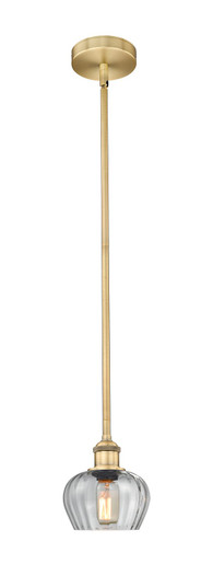 Edison One Light Mini Pendant in Brushed Brass (405|6161SBBG92)