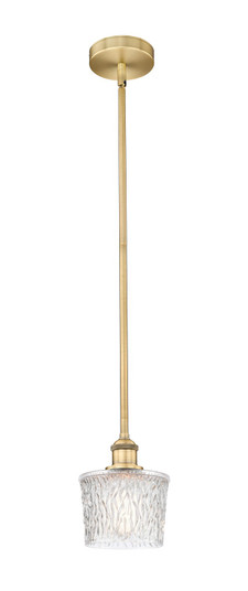 Edison One Light Mini Pendant in Brushed Brass (405|6161SBBG402)