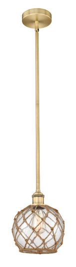 Edison One Light Mini Pendant in Brushed Brass (405|6161SBBG1228RB)