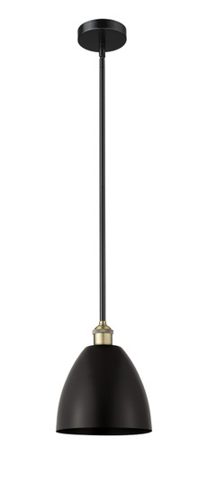 Edison One Light Mini Pendant in Black Antique Brass (405|6161SBABMBD9BK)