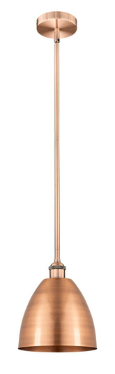 Edison One Light Mini Pendant in Antique Copper (405|6161SACMBD9AC)
