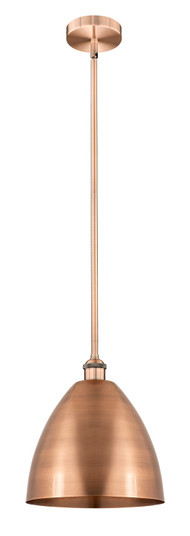 Edison One Light Mini Pendant in Antique Copper (405|6161SACMBD12AC)