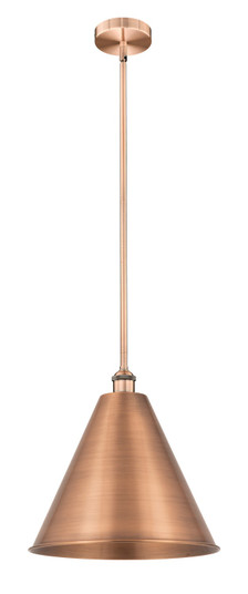 Edison One Light Mini Pendant in Antique Copper (405|6161SACMBC16AC)