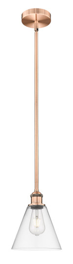 Edison One Light Mini Pendant in Antique Copper (405|6161SACGBC82)