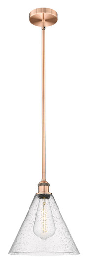 Edison One Light Mini Pendant in Antique Copper (405|6161SACGBC124)