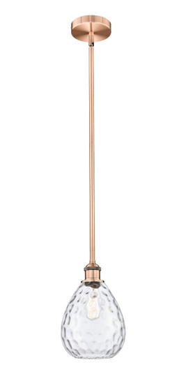 Edison One Light Mini Pendant in Antique Copper (405|6161SACG372)