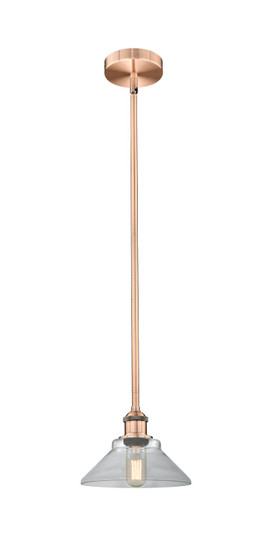 Edison One Light Mini Pendant in Antique Copper (405|6161SACG132)