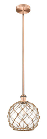 Edison One Light Mini Pendant in Antique Copper (405|6161SACG12210RB)