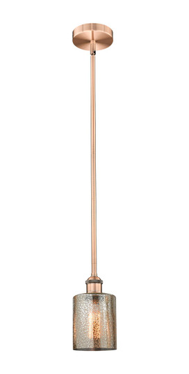Edison One Light Mini Pendant in Antique Copper (405|6161SACG116)