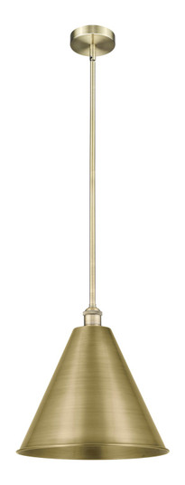 Edison One Light Mini Pendant in Antique Brass (405|6161SABMBC16AB)