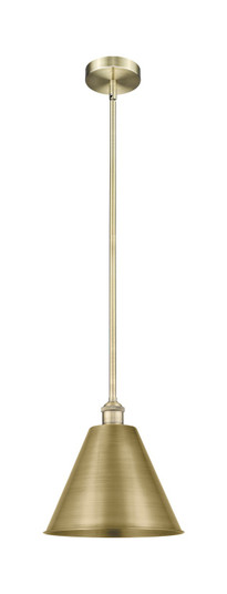 Edison One Light Mini Pendant in Antique Brass (405|6161SABMBC12AB)