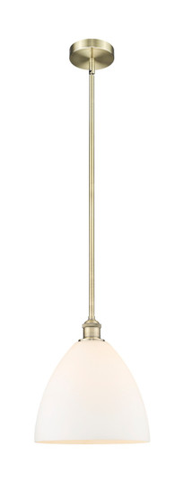 Edison One Light Mini Pendant in Antique Brass (405|6161SABGBD121)