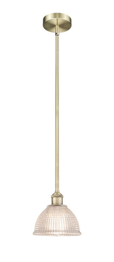 Edison One Light Mini Pendant in Antique Brass (405|6161SABG422)