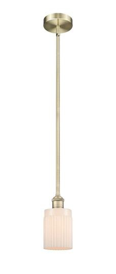 Edison One Light Mini Pendant in Antique Brass (405|6161SABG341)