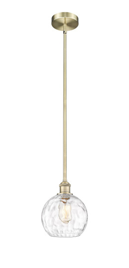 Edison One Light Mini Pendant in Antique Brass (405|6161SABG12158)