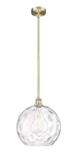 Edison One Light Pendant in Antique Brass (405|6161SABG121514)