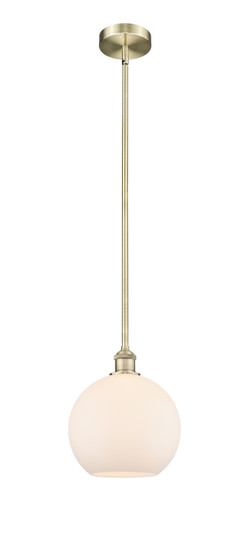 Edison One Light Mini Pendant in Antique Brass (405|6161SABG12110)