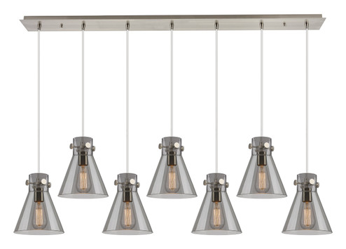 Downtown Urban Seven Light Linear Pendant in Brushed Satin Nickel (405|1274101PSSNG4118SM)