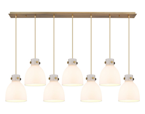 Downtown Urban LED Linear Pendant in Brushed Brass (405|1274101PSBBG4128WH)
