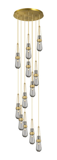Downtown Urban LED Pendant in Brushed Brass (405|1264521PBBG4524SM)