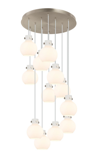 Newton 12 Light Pendant in Brushed Satin Nickel (405|1264101PSSNG4108WH)