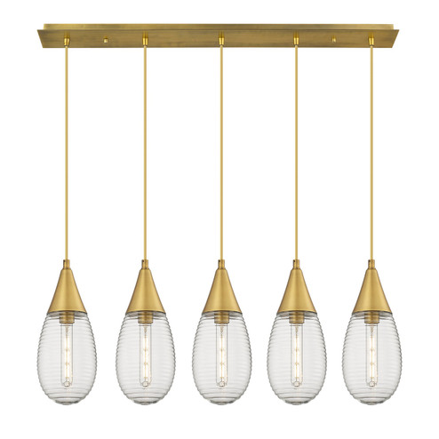 Downtown Urban LED Linear Pendant in Brushed Brass (405|1254501PBBG4506SCL)