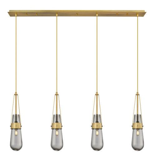 Downtown Urban LED Linear Pendant in Brushed Brass (405|1244521PBBG4524SM)