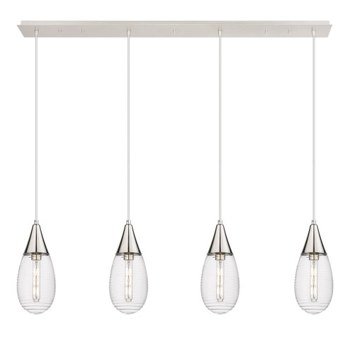 Downtown Urban LED Linear Pendant in Polished Nickel (405|1244501PPNG4506SCL)