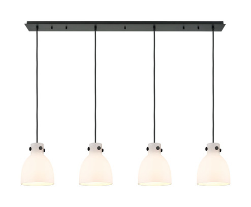 Downtown Urban LED Linear Pendant in Matte Black (405|1244101PSBKG4128WH)