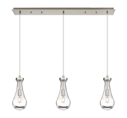 Downtown Urban LED Linear Pendant in Brushed Satin Nickel (405|1234511PSNG4515CL)