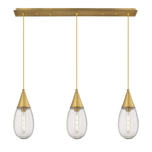 Downtown Urban LED Linear Pendant in Brushed Brass (405|1234501PBBG4506SCL)